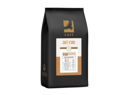 Zrnková káva Q-Connect Café D'Oro, 1 kg