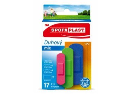 Spofaplast® Duhový Mix 606, 17 ks