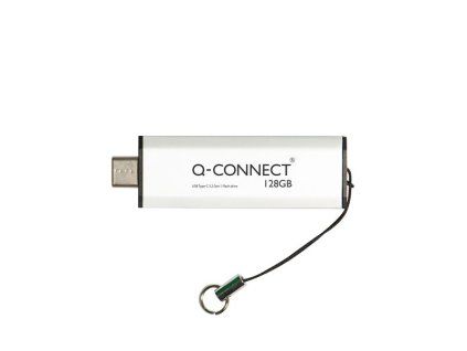 Flash disk Q-Connect USB-C 3.2 - 128 GB, posuvný