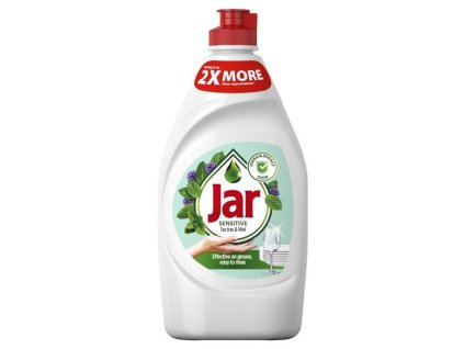 Prostředek na nádobí Jar – Tea Tree a máta, 450 ml