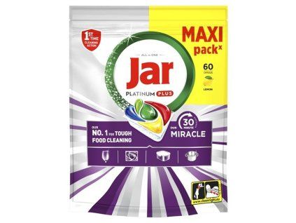 Tablety do myčky Jar Plat.Plus Miracle citron,62ks