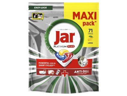 Tablety do myčky Jar - platinum plus, citron,71 ks