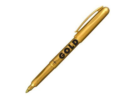 Permanentní popisovač Centropen 2670, zlatý