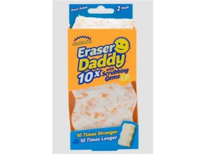 Zázračné houbičky Scrub Daddy – Eraser Daddy, 2 kusy