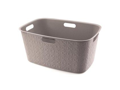 Koš na prádlo Curver Softex plastový – 45 l, šedý