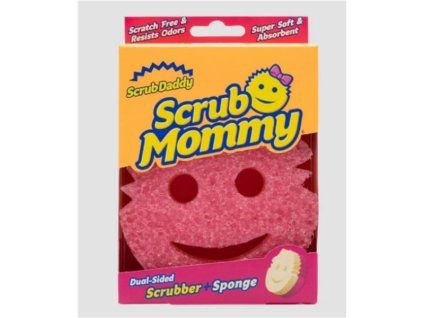 Houbička na nádobí Scrub Daddy – Scrub Mommy, růžová