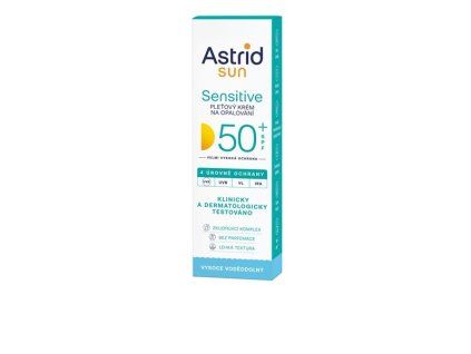 Pleťový krém na opalování Astrid Sun SPF50 – 50 ml