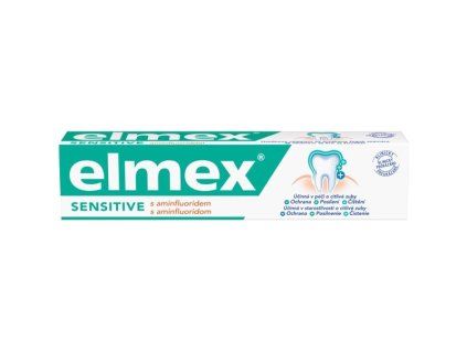 Zubní pasta Elmex Sensitive – s aminfluoridem, 75 ml