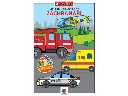Dětské omalovánky A5 – Záchranáři, 12 stran