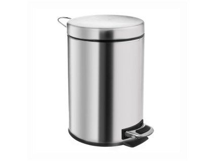Odpadkový nášlapný koš Orion – nerez, 5 l