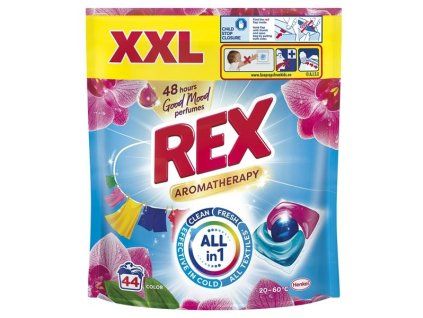 Kapsle na praní Rex – Aromatherapy Orchid, 44 dávek