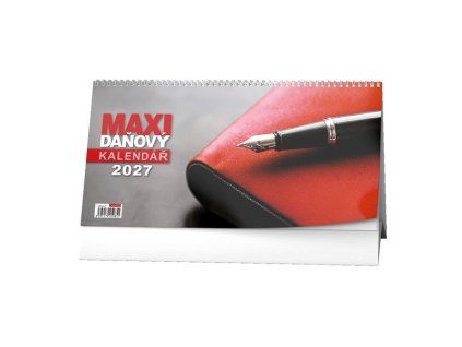 Stolní kalendář 2027 – Maxi daňový