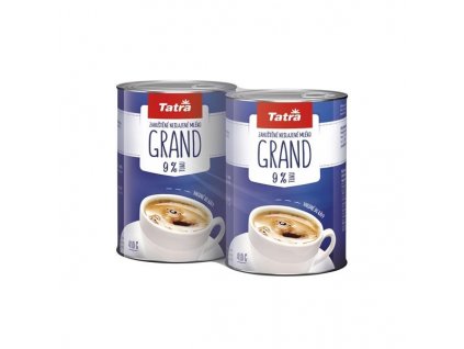 63432 mleko do kavy tatra v plechovce grand 9 duo pack