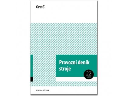 63975 provozni denik stroje