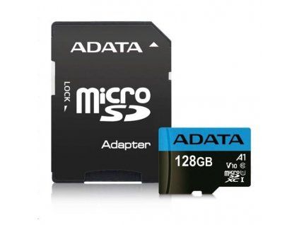 Adaptér ADATA Premier UHS micro SDXC 128 GB: micro SD karta do firemní IT výbavy