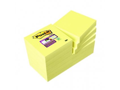 64968 blocky post it super sticky 47 6 x 47 6 mm 12 ks