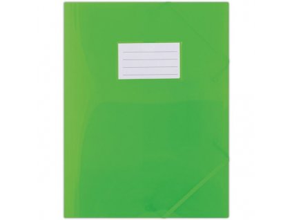 67002 desky donau s chlopnemi a gumickou a4 zelene