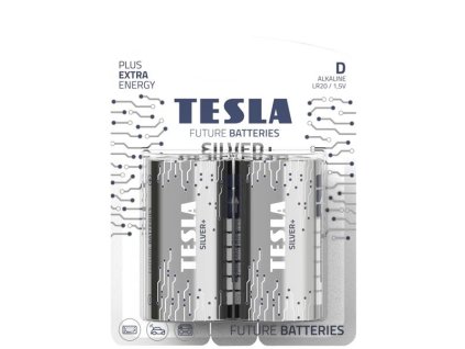 67275 alkal baterie tesla silver lr20 typ d 2 ks