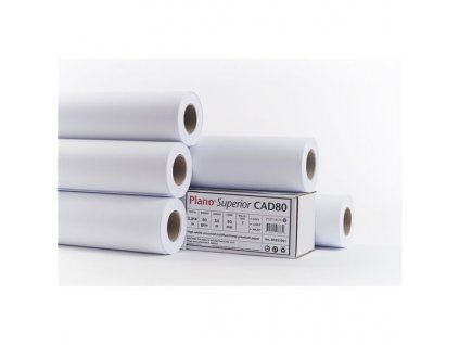 Plotterová role Plano Superior, 420 mm × 50 m × 50 mm, 80 g/m²: papír A2 do plotru