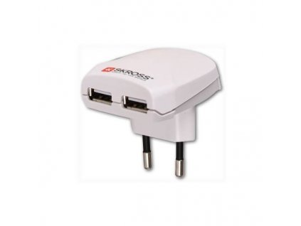 67983 nabijeci adapter skross 2 usb vystupy