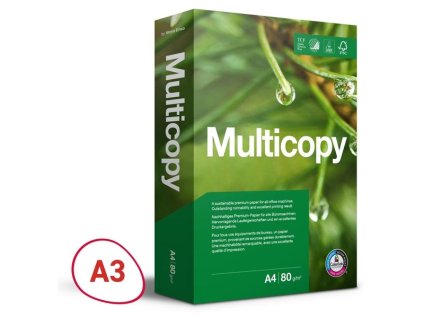 Kancelářský papír A3 MultiCopy Original – 80 g/m², 500 listů