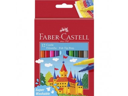 68790 detske fixy faber castell sada 12 barev