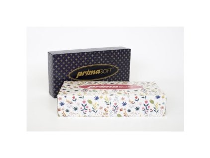 Papírové kapesníky 2vrstvé Primasoft – box, 100 kusů