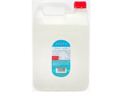 Tekuté mýdlo Vione Extra Hygiene s antibakteriální přísadou – bílé s perletí, 5 l