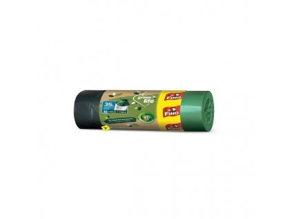 74679 pytle na odpad fino green recykl 25mic 35 l 15 ks