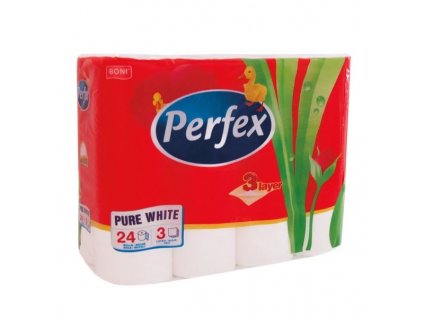 Toaletní papír Perfex - 3vrstvý, 24 rolí