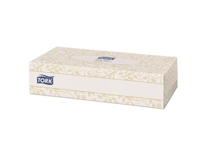 Papírové kapesníky 2vrstvé Tork – box, 100 kusů
