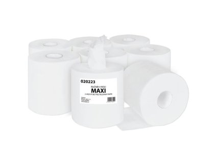 Papírové ručníky v roli 2vrstvé Primasoft Maxi – 145 m, 6 rolí