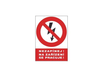 Bezpečnostní značení 12103 pro firemní provoz