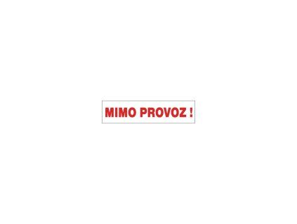 Výstražná tabulka 12736 pro firemní provoz