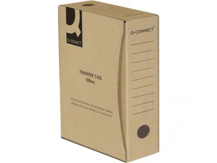 Archivační krabice Q-CONNECT - A4, 100 mm, šedá (Šíře 100mm)