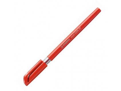 Kuličkové pero s víčkem STABILO Excel 828, červené (Barva černé)