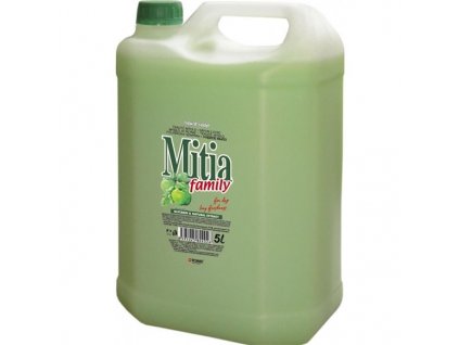 Tekuté mýdlo Mitia - 5 l, různá vůně (Vůně jablko)