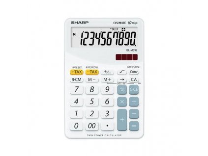 Stolní kalkulač.Sharp ELM 332 - 10-míst, odlišná barva (odlišná barva modrá)