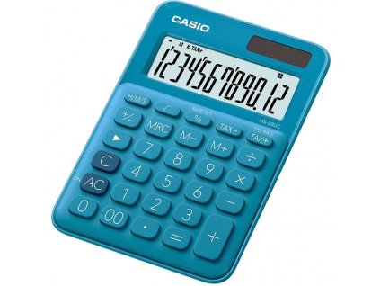 Stolní kalkulačka Casio MS-20UC, modrá, odlišná barva (odlišná barva černá)