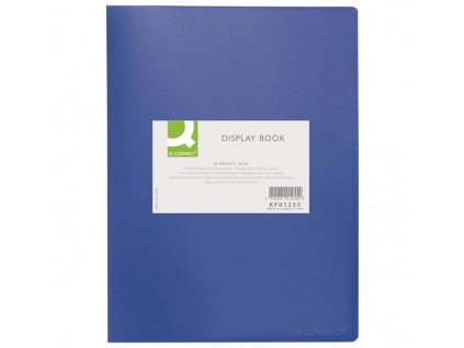 Katalogová kniha Q-Connect - A4,30 kapes,modrá,1ks (Barva Modrá)