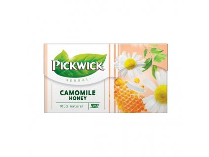 Bylinný čaj Pickwick - 20x 2,5 g, různé příchutě (příchuť heřmánek a med)
