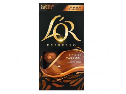 Kapsle L'or - Espresso,  10 ks (příchuť Karamel)