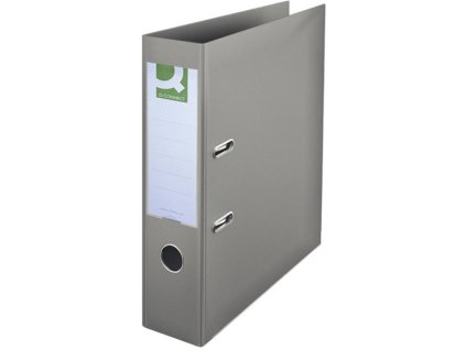 Pákový pořadač A4 Q-Connect plastový – 7.5 cm_barva_šedá