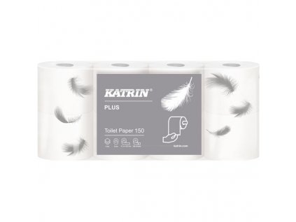 Toaletní papír Katrin -  bílý, 8 ks, různý počet vrstev (Počet vrstev 3V)
