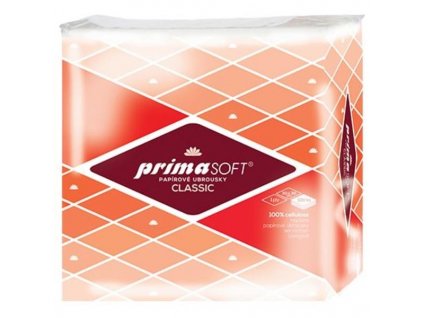 Papírové ubrousky Primasoft 1vrstvé, bílé, různý počet ks (Počet kusů 100 ks)