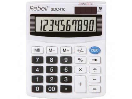 Kalkulačka stolní Rebell SDC410, nakl. displej,různé druhy (typ produktu SDC412 černá)