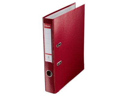 Pákový pořadač A4 Esselte Economy – 5 cm_barva_vínová