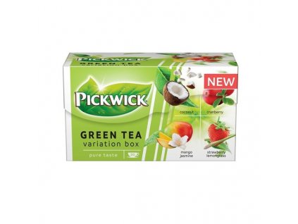 Zelený čaj Pickwick , různé příchutě (Gramáž 20x 1,5 g, příchutě neochucený)