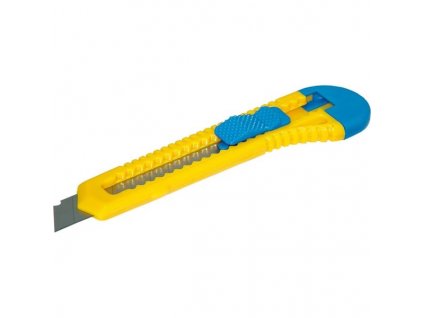 Odlamovací nůž Donau , modro-žlutý, různá délka (délka ostří nože 9 mm)