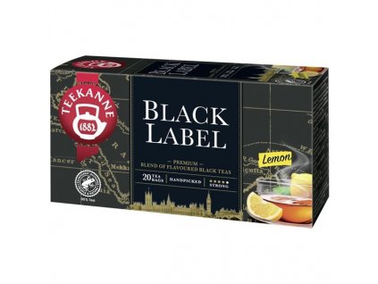 Černý čaj Teekanne - 20x 1,65 g, různé příchutě (příchuť citron)